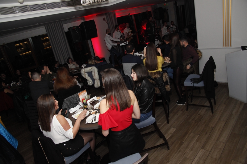 Charbel Khalil and the band at Burj on Bay 